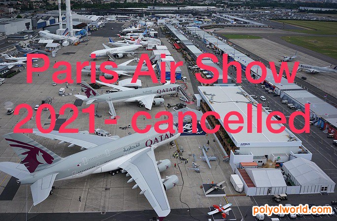為防范疫情，2021年法國(guó)巴黎航展PARIS AIR SHOW取消