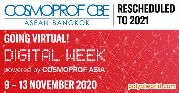 東盟（泰國）美容展Cosmoprof CBE延期至明年9月