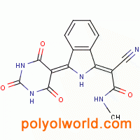 76199-85-4 2-cyano-2-[2,3  -dihydro-3-(四氫-2,4,6-trioxo-5(2H)-pyrimidinylidene)-1H-isoindol-1-ylidene]-N-甲基乙酰胺