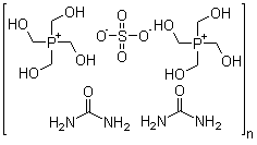 63502-25-0 四（羥甲基）硫酸鏻尿素聚合物