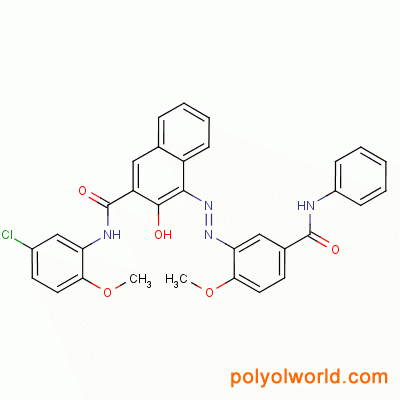 67990-05-0 N-(5-chloro-2-methoxyphenyl  )-3-羥基-4-[[2-甲氧基-5-[(苯基氨基)羰基]苯基]偶氮]萘-2-甲酰胺