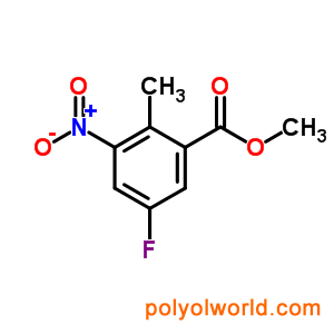 697739-03-0 甲基 5-fluoro-2-methyl-3  -硝基苯甲酸酯”o
     
    </td>
   </tr>
  
  
    
  
    

     
 </table>
 <br />
 <table width=